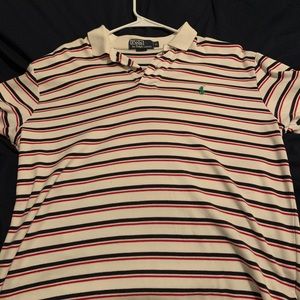 White striped polo